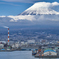 ふじのくに田子の浦みなと公園から見た富士山