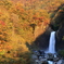 苗名滝　紅葉　日本の風景