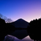 富士山夜明直前2