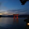 夕暮れの厳島神社