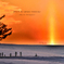 北海道　冬に撮った写真38　美瑛の丘　サンセットピラー（太陽柱）