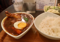 お茶の水でスープカレーd(^_^o)