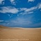 Desert and blue sky