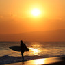 sunset surfer