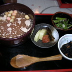 奈良　法隆寺門前の茶粥