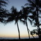 Sunset at Hotel Halekulani, Hawaii