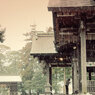 松江百景　出雲の神々　降る雪や昭和は遠くなりにけり