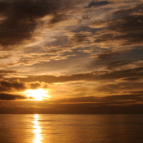 人生で一番の夕日