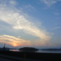 とびしま海道の夕暮れ