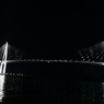 新湊大橋ライトアップの全景