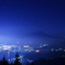 夜霧の富士