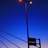 坂東大橋の街灯