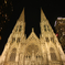 St. Patrick's Cathedral at night