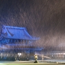 冬　夜の祈り　国宝・瑞龍寺４　雪舞幻想