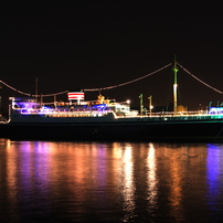 夜光の氷川丸