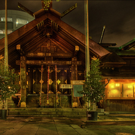 波除稲荷神社 夜の輝き