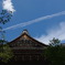 ひこうき雲、お寺