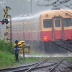 時ならぬ豪雨