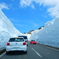 志賀草津道路の雪の回廊