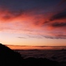 雲海　　・・後立山の夜明け
