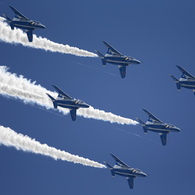 小松基地航空祭　ブルーインパルス１