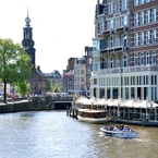 オランダ　アムステルダム　運河のある風景　その１１