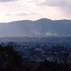 冬の京都盆地