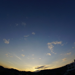 大淀川の夕暮れ (2015/5/29夕方)