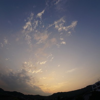 大淀川の夕暮れ (2015/6/1夕方)