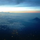 駿河湾上空から見る富士山