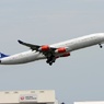 出発　SAS A340-300