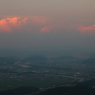 夕暮れの岐阜の街２