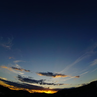 大淀川の夕暮れ (2015/8/8夕方)