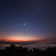 佐用の雲海'15 ～星が降る雲海～(DeepSkyStacker Ver.)