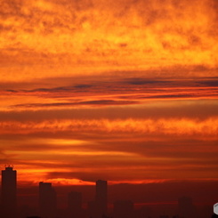 東京日和１9（朝焼け）