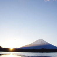 夜明けの富士山 K-3