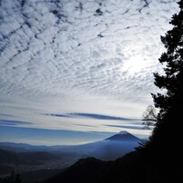 三つ峠山より富士山をのぞむ-3