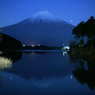 夕闇の富士