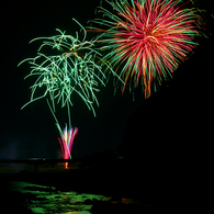 夜空の華３　＠庄川峡花火大会