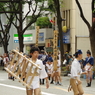 八番山笠上川端通の招き板(博多祇園山笠 2016 追山ならし)