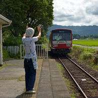 ローカル駅の夏　2