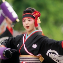 よさこい祭り2016⑲濱長花神楽さん