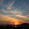 琵琶湖の夕日３