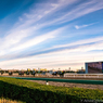 船橋競馬場の冬空