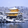 雪の金閣寺