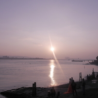 淡水の夕日②