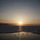 サロマ湖の夕陽