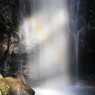 光と影と虹 不動滝