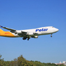 「良い空～」 Polar 747-47UF N498MC 到着です