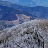 仰烏帽子山登山 氷の花(1)